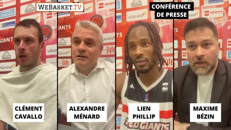 Interview d avant et après match Conférences de Presse WeBasket TV